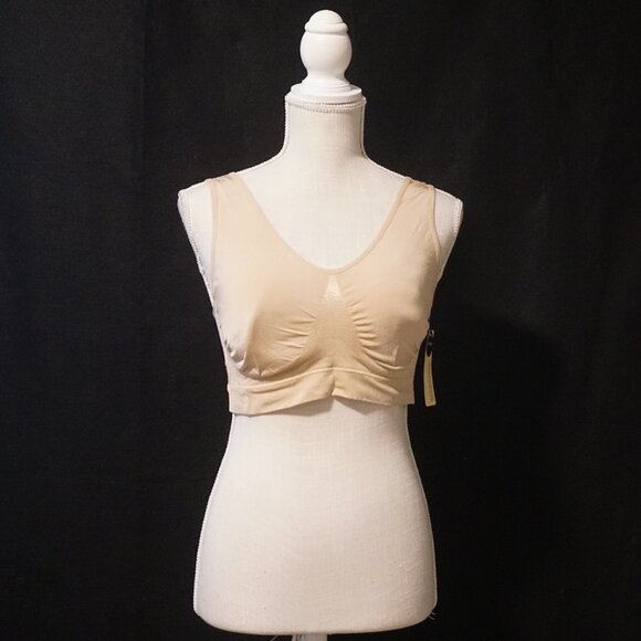 Truekind Shapermint Nude Everyday Throw On Wireless Bralette Bra Size 3XL - Picture 1 of 7
